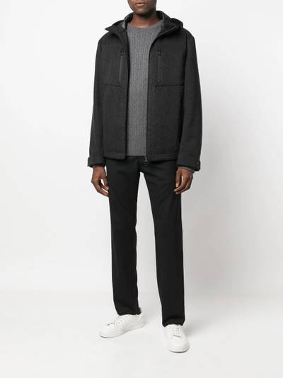 Paul & Shark virgin-wool cable-knit jumper outlook