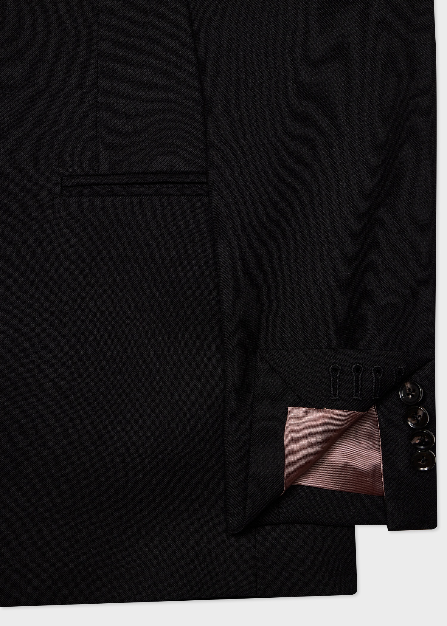A Suit To Travel In - Women's Black Wool Travel Blazer - 3