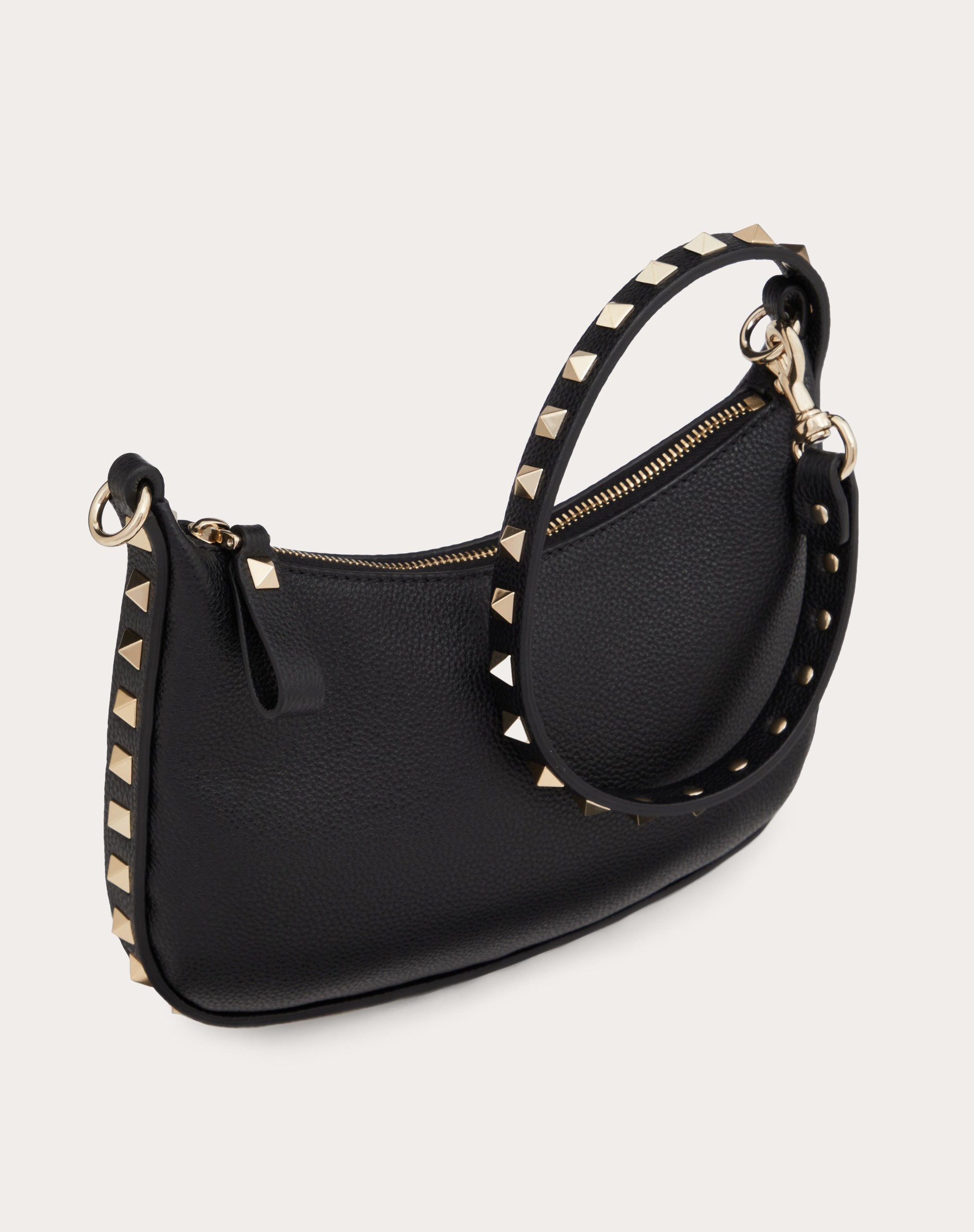 MINI ROCKSTUD HOBO BAG IN GRAINY CALFSKIN - 6