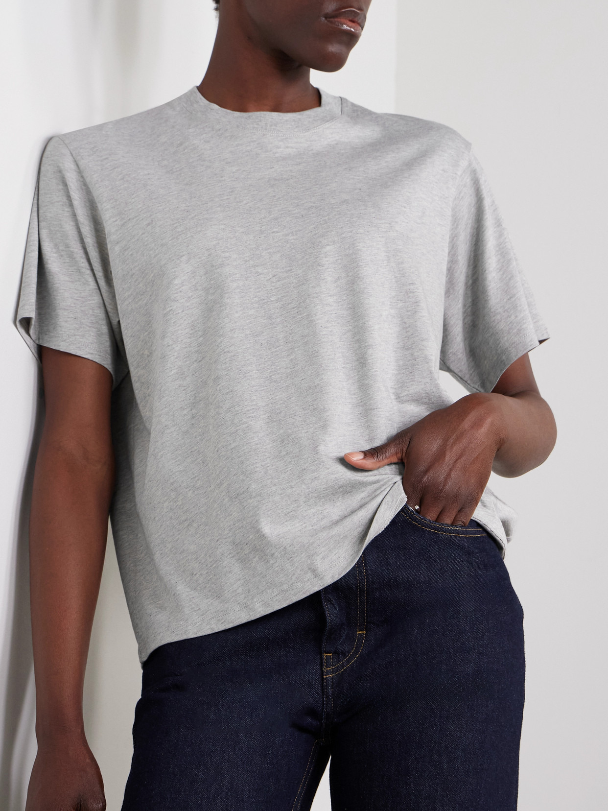 Telanto Organic Supima Cotton-jersey T-shirt - 4