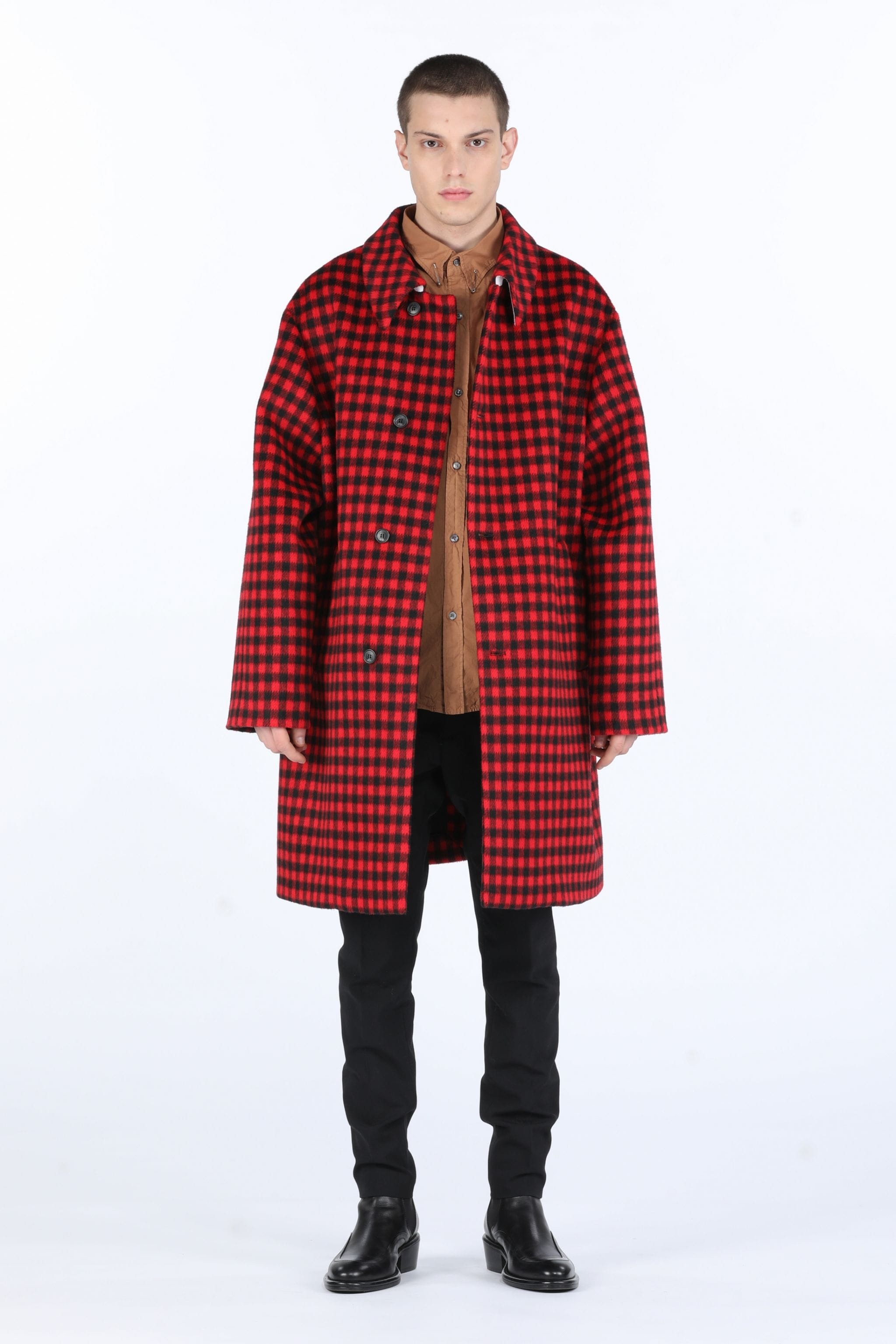 CHECKED COAT - 4