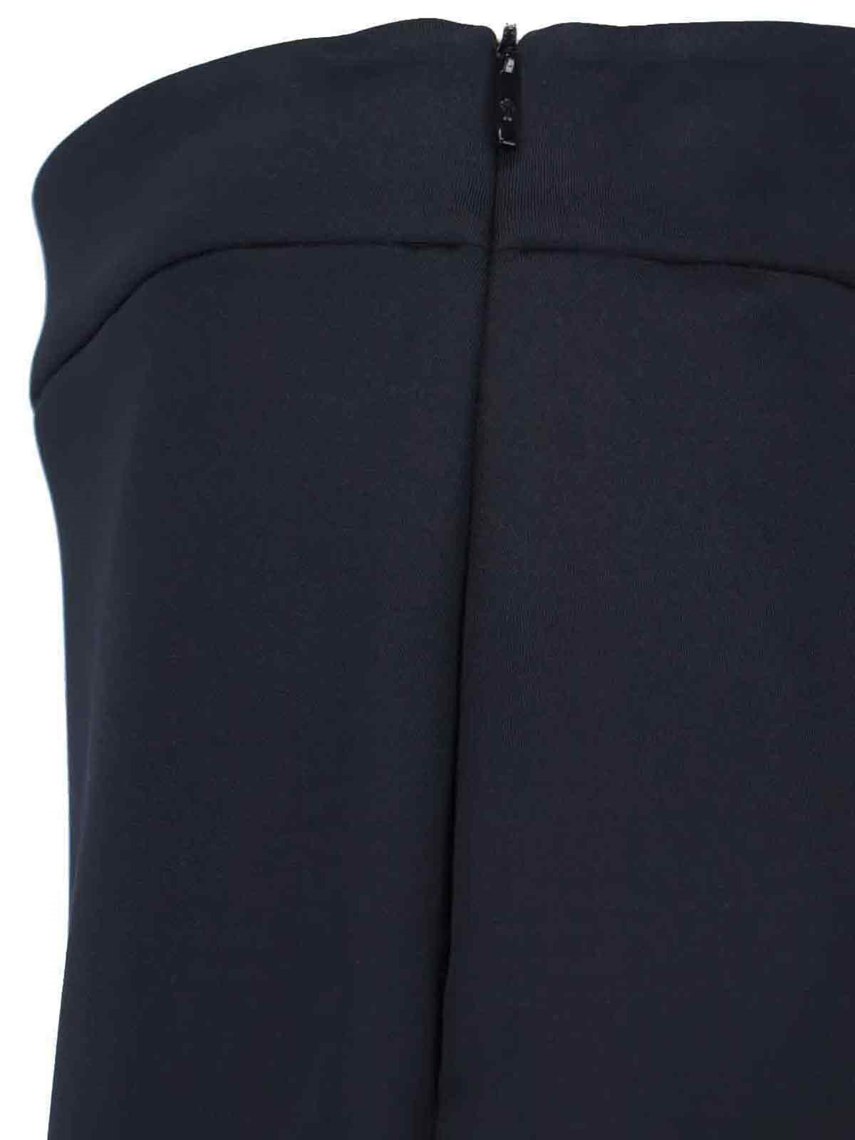 X EE72 BY EDWARD ENNINFUL NEOPRENE MIDI SKIRT - 5