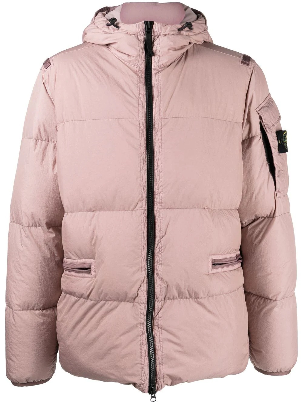 Compass-patch puffer jacket - 1