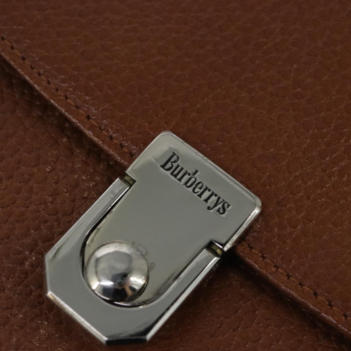 Burberry Hand Bag Leather Brown - 14