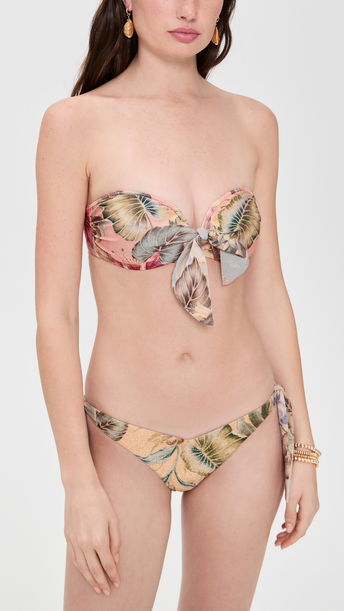 Coco Scarf Tie Bikini Bottoms - 3