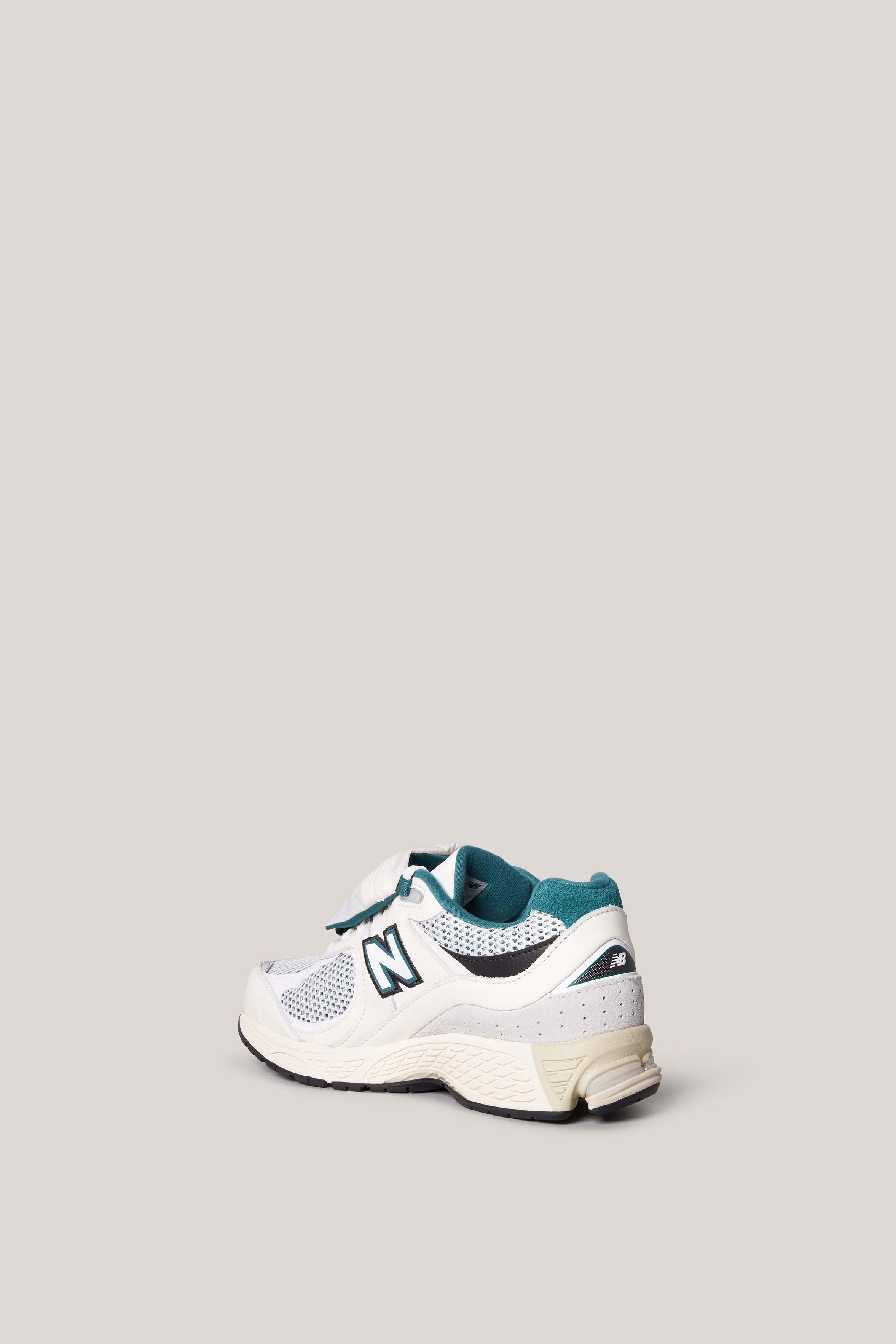 White-Green 2002 Sneakers - 4