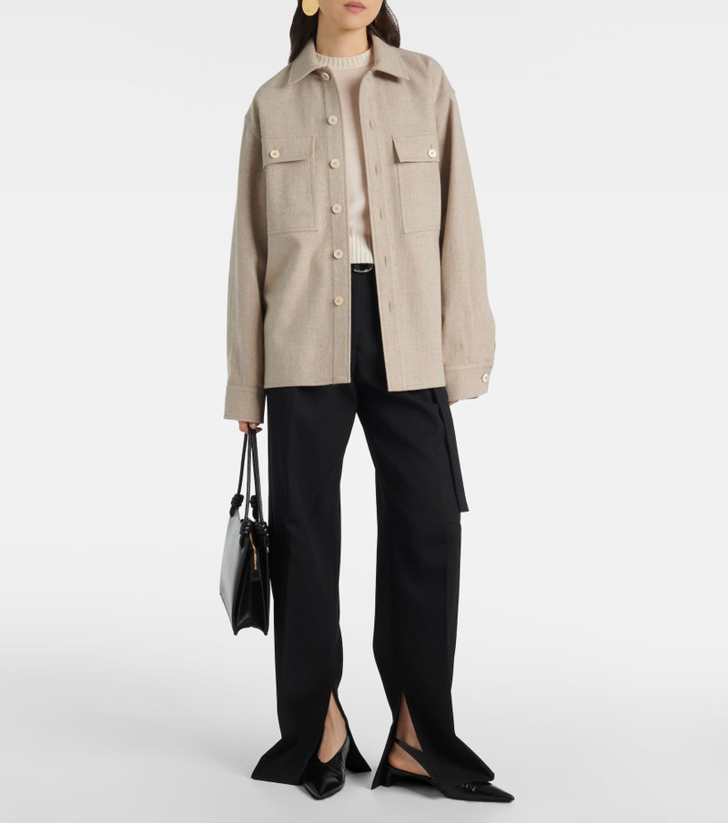 Jil Sander Virgin wool overshirt outlook