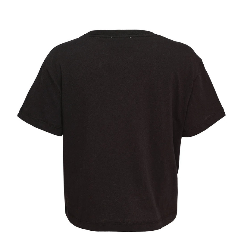 ASHLEY WILLIAMS Magical Girl Black Cropped T-Shirt outlook