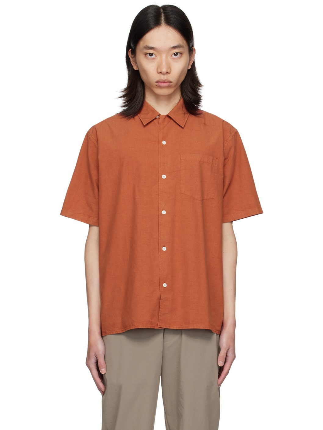 Orange Carsten Shirt - 1