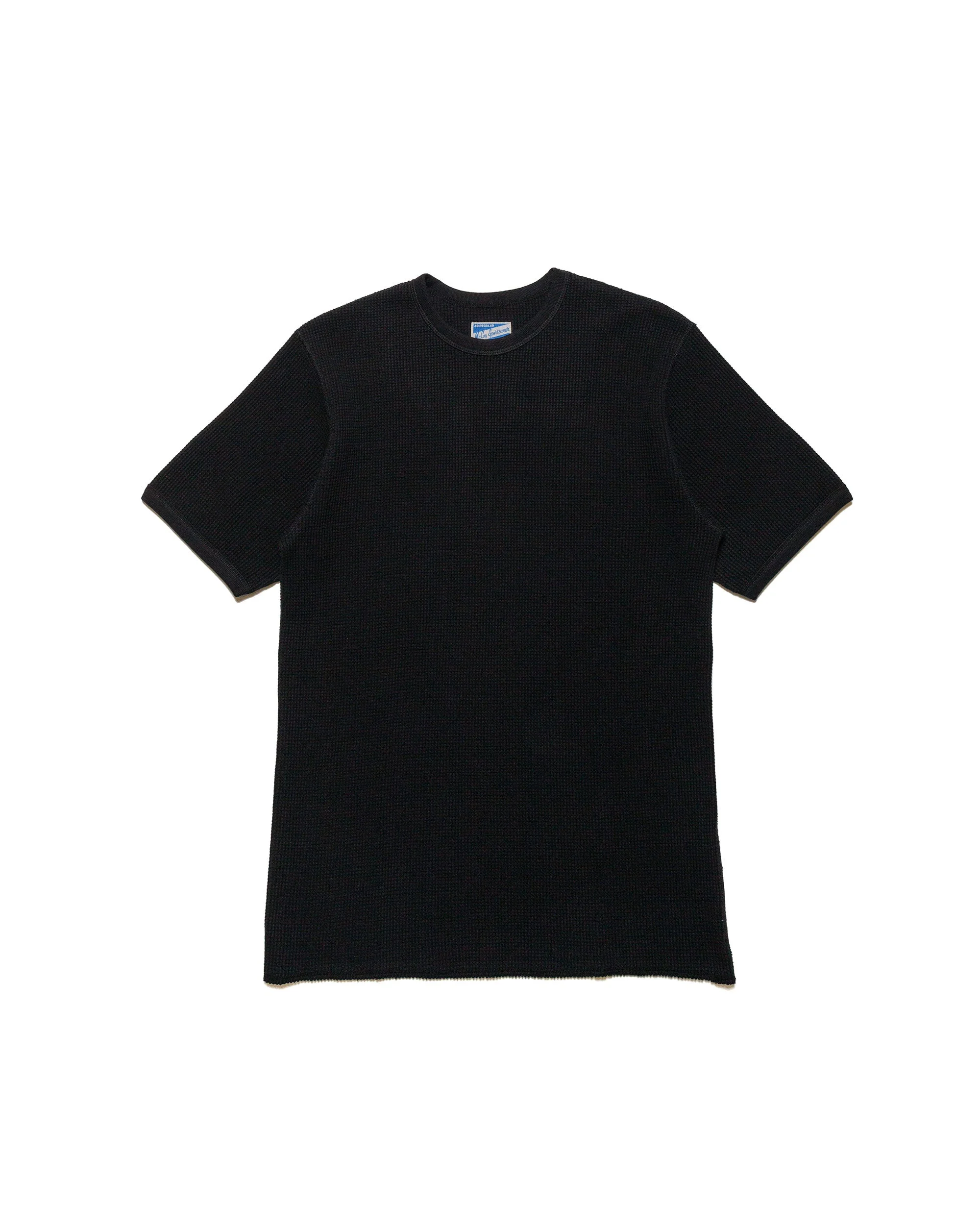MC24018 Waffle Thermal Shirt S/S Black - 1