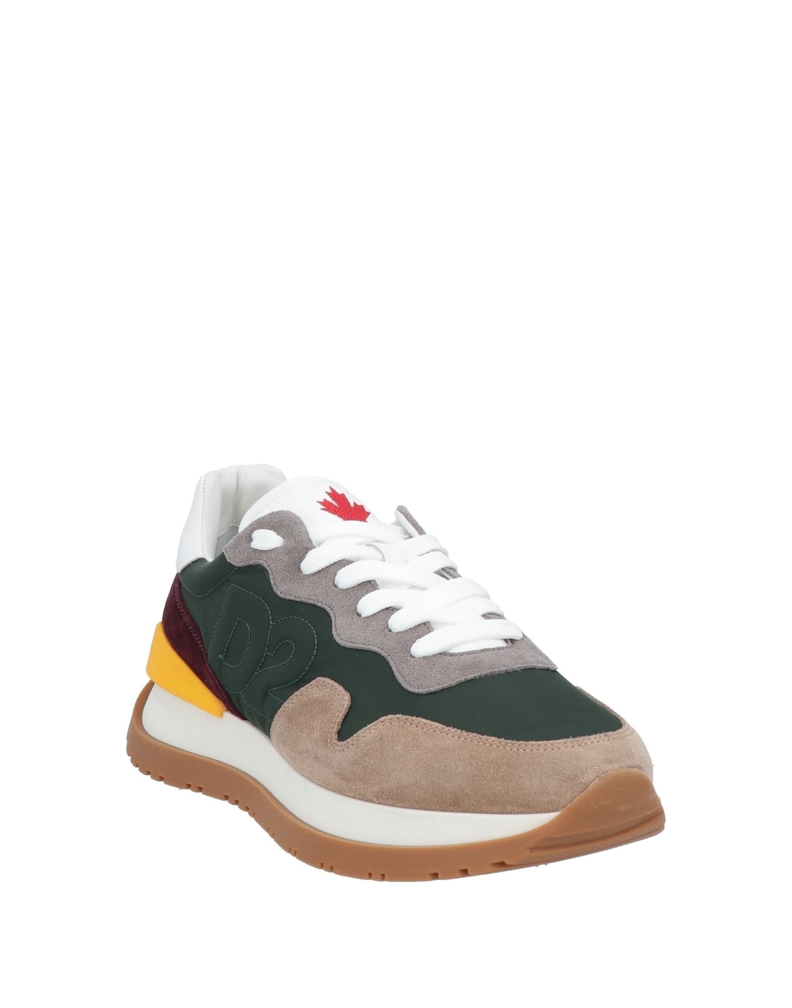Khaki Men's Sneakers - 2