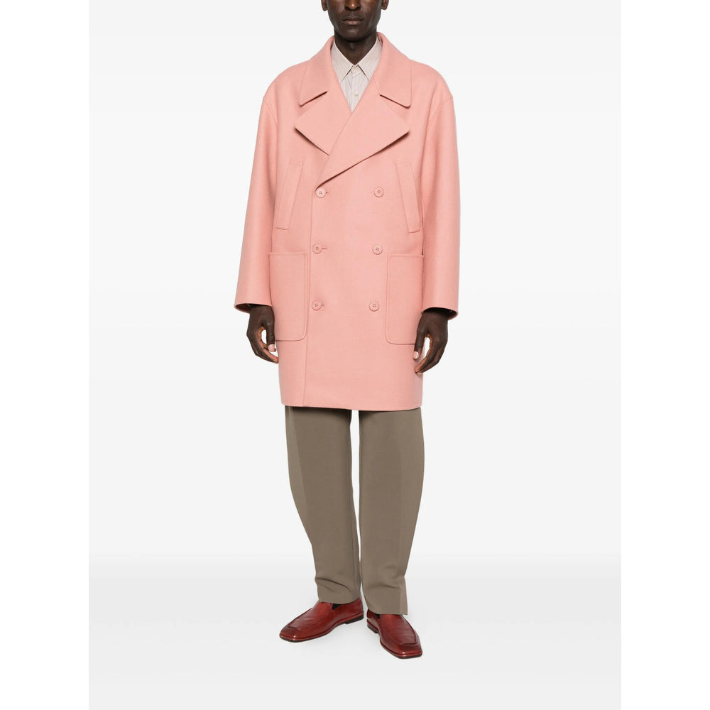 Fendi Pink Coats - Double Breasted Coats Men - 3