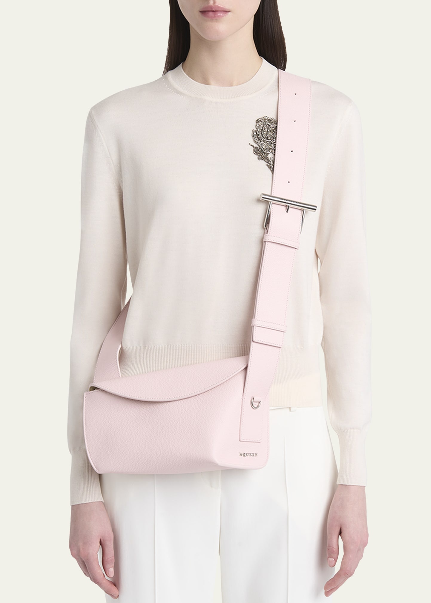 Sling Leather Crossbody Bag - 2