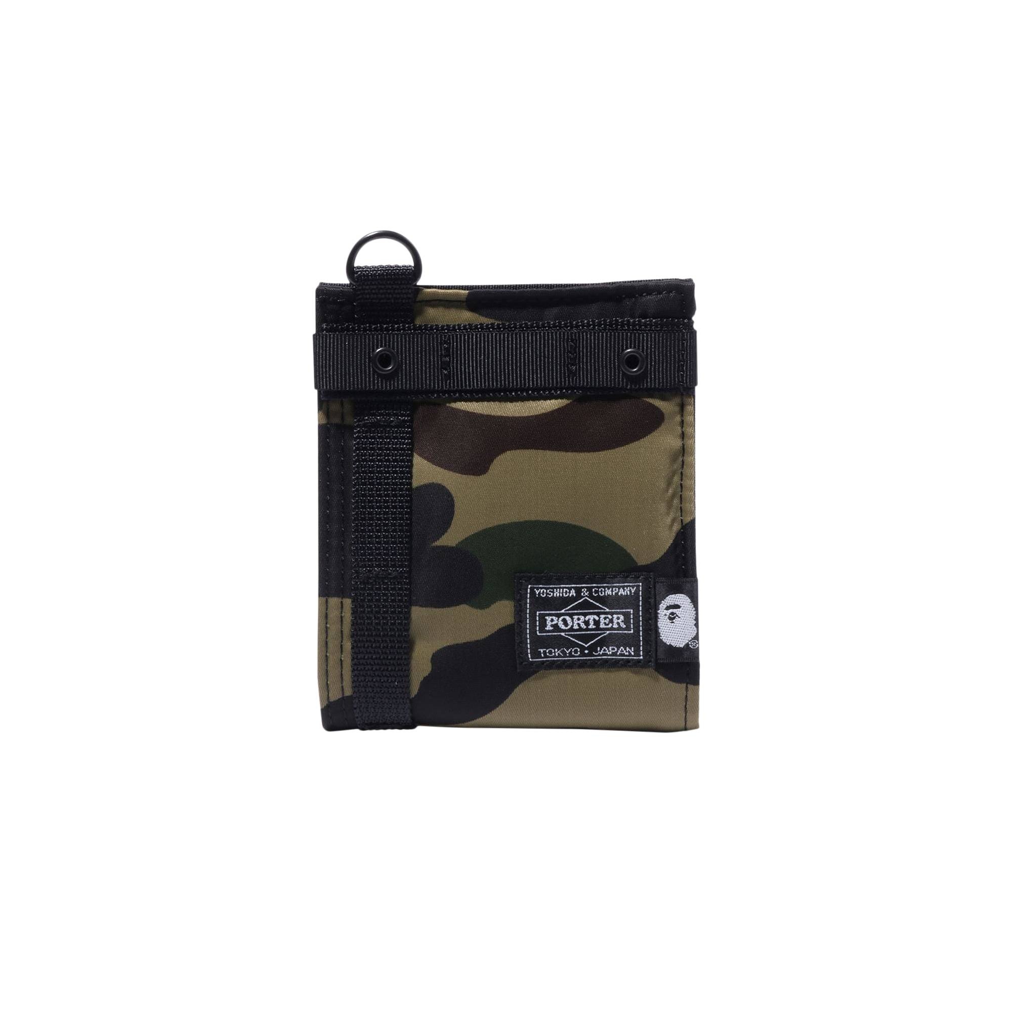 BAPE x Porter 1st Camo Wallet 'Green' - 1