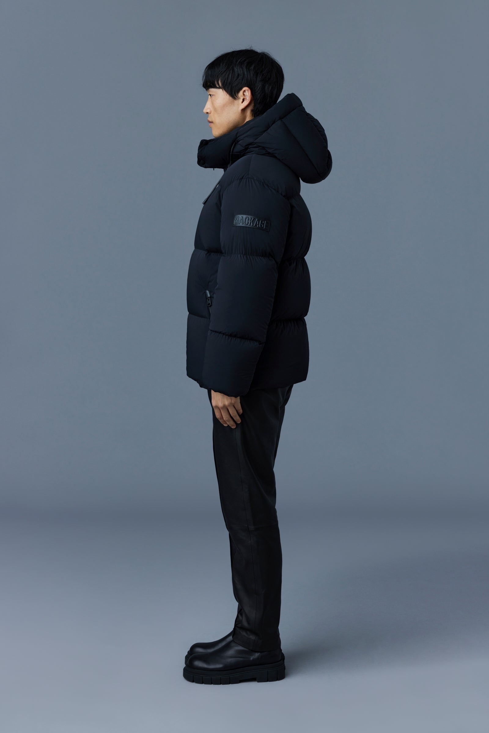 KENT Stretch matt down jacket with hood - 3