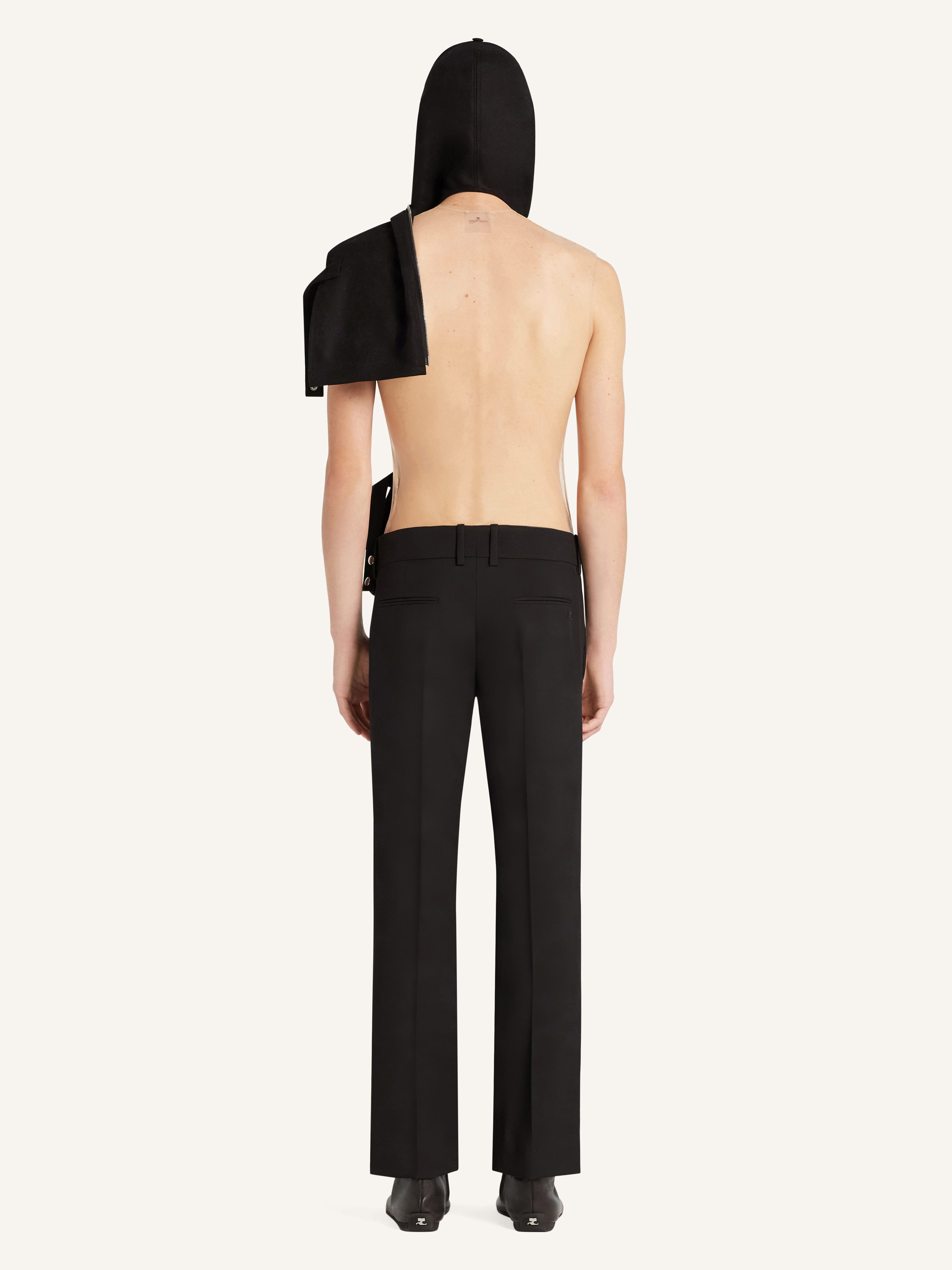 WOOL TAILORED PANTS - 4