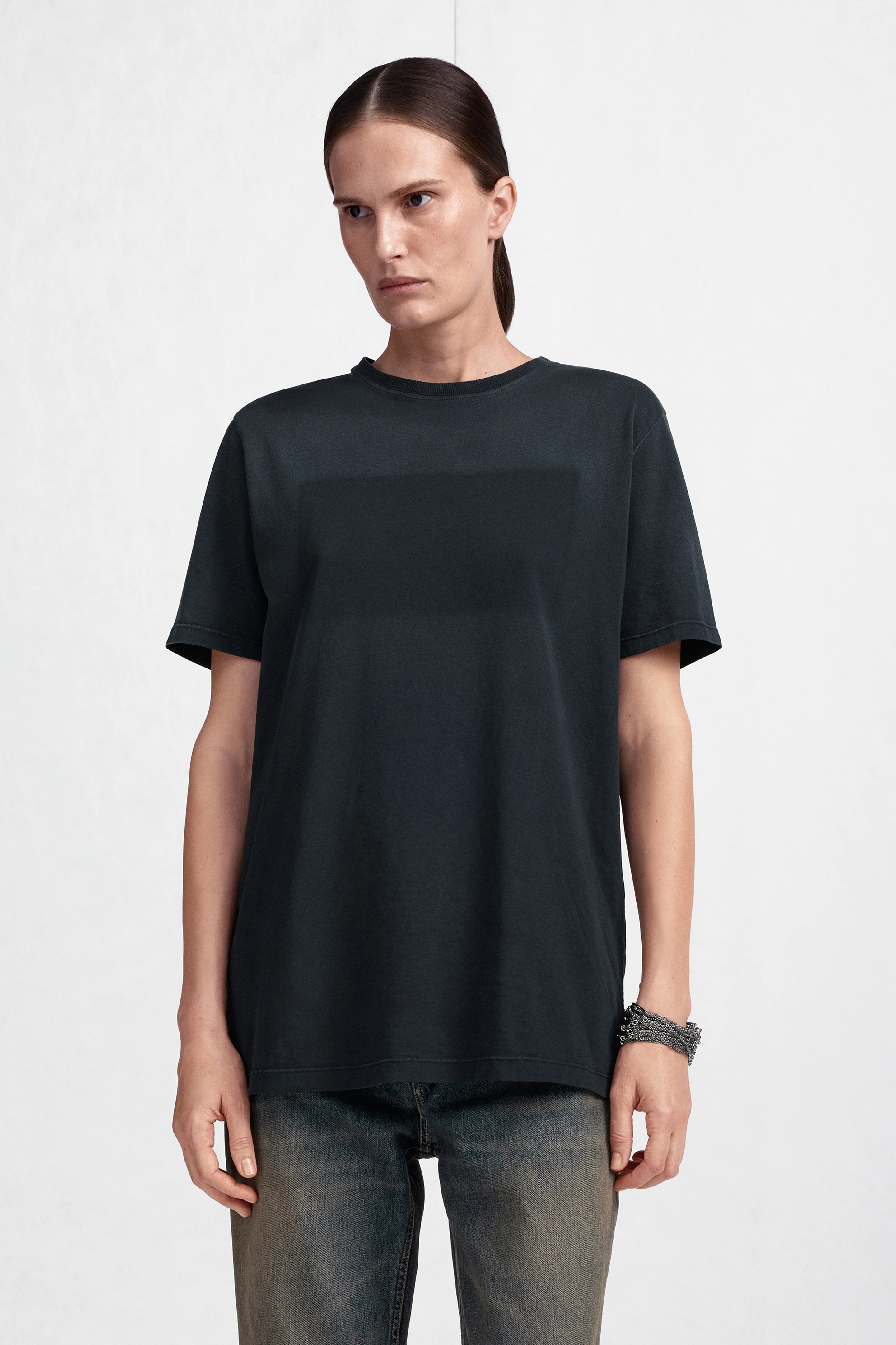 Tonal Patch Cotton Jersey T-Shirt - 1