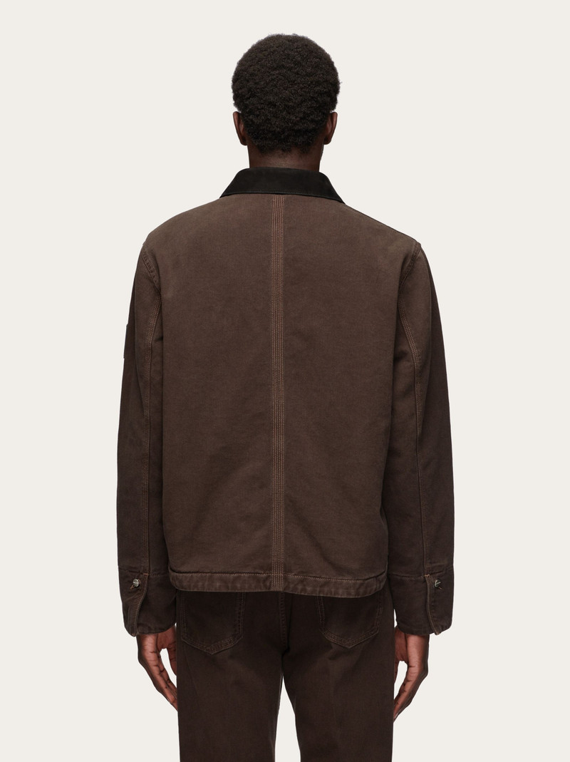 Padded denim blouson 3