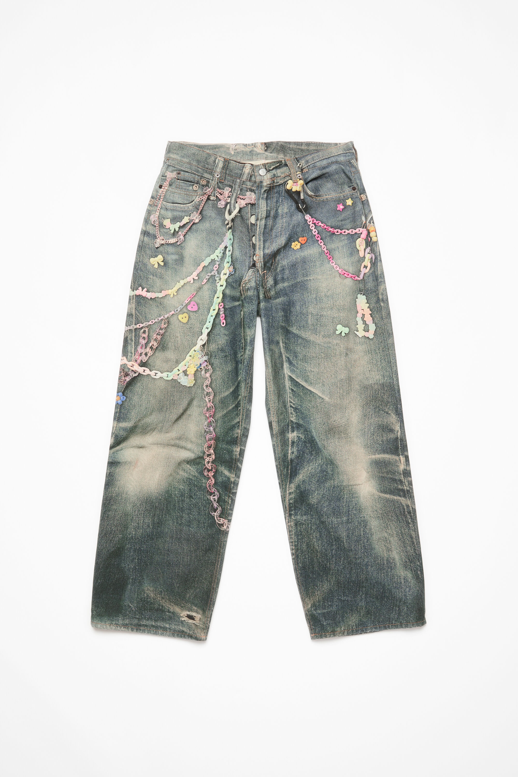 Baggy fit jeans - 1981F - Mid Blue - 9