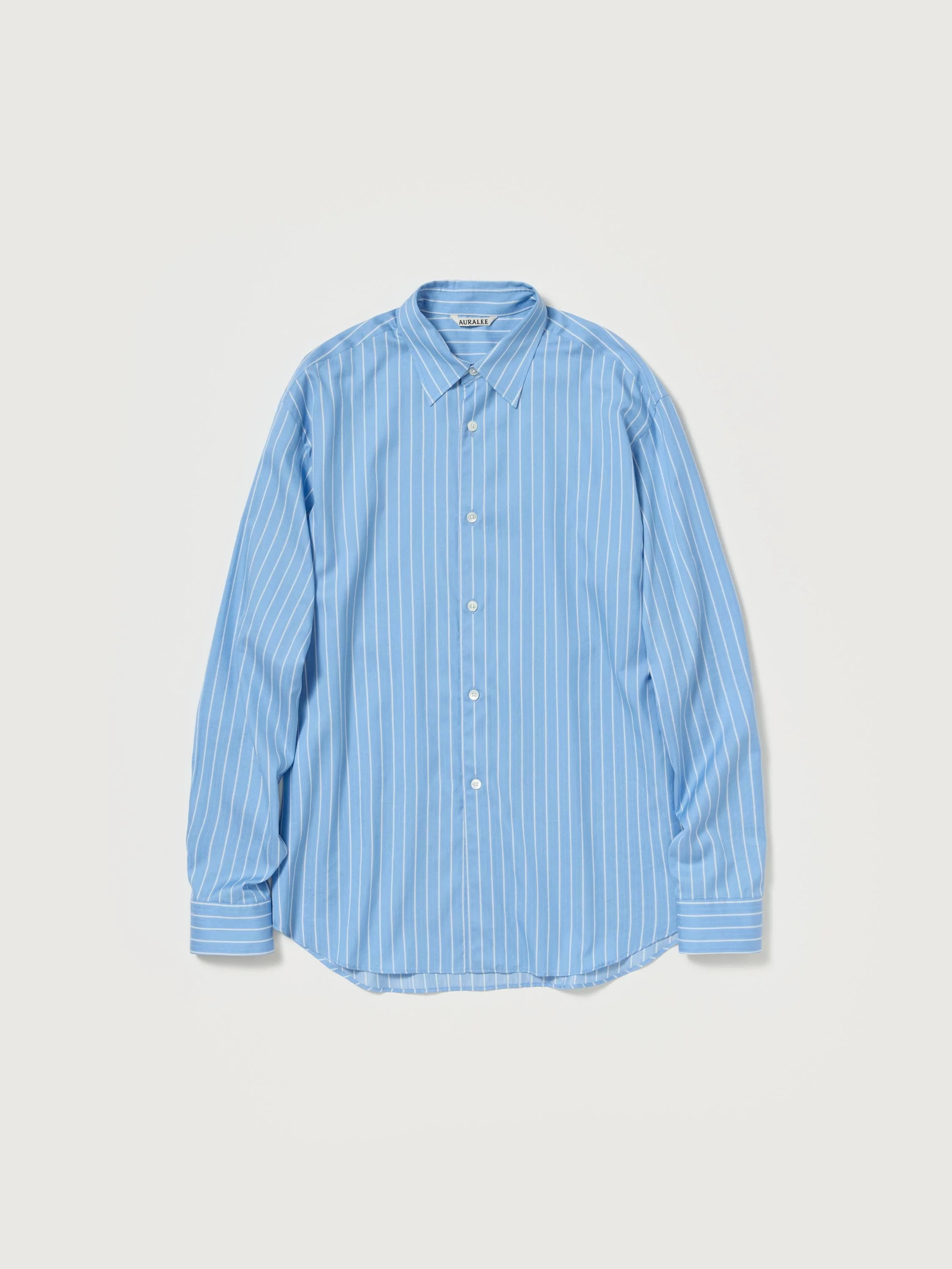 COTTON SILK STRIPE SHIRT - 1
