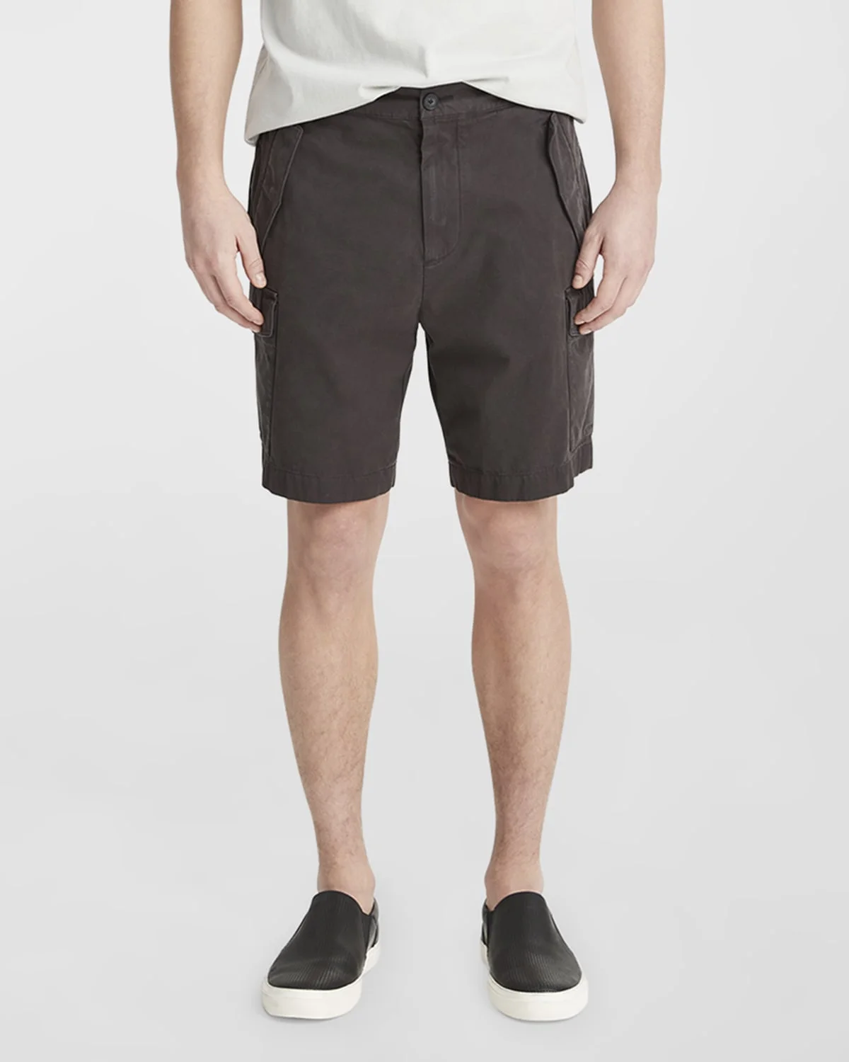 Men's Garment-Dyed Twill Cargo Shorts - 1