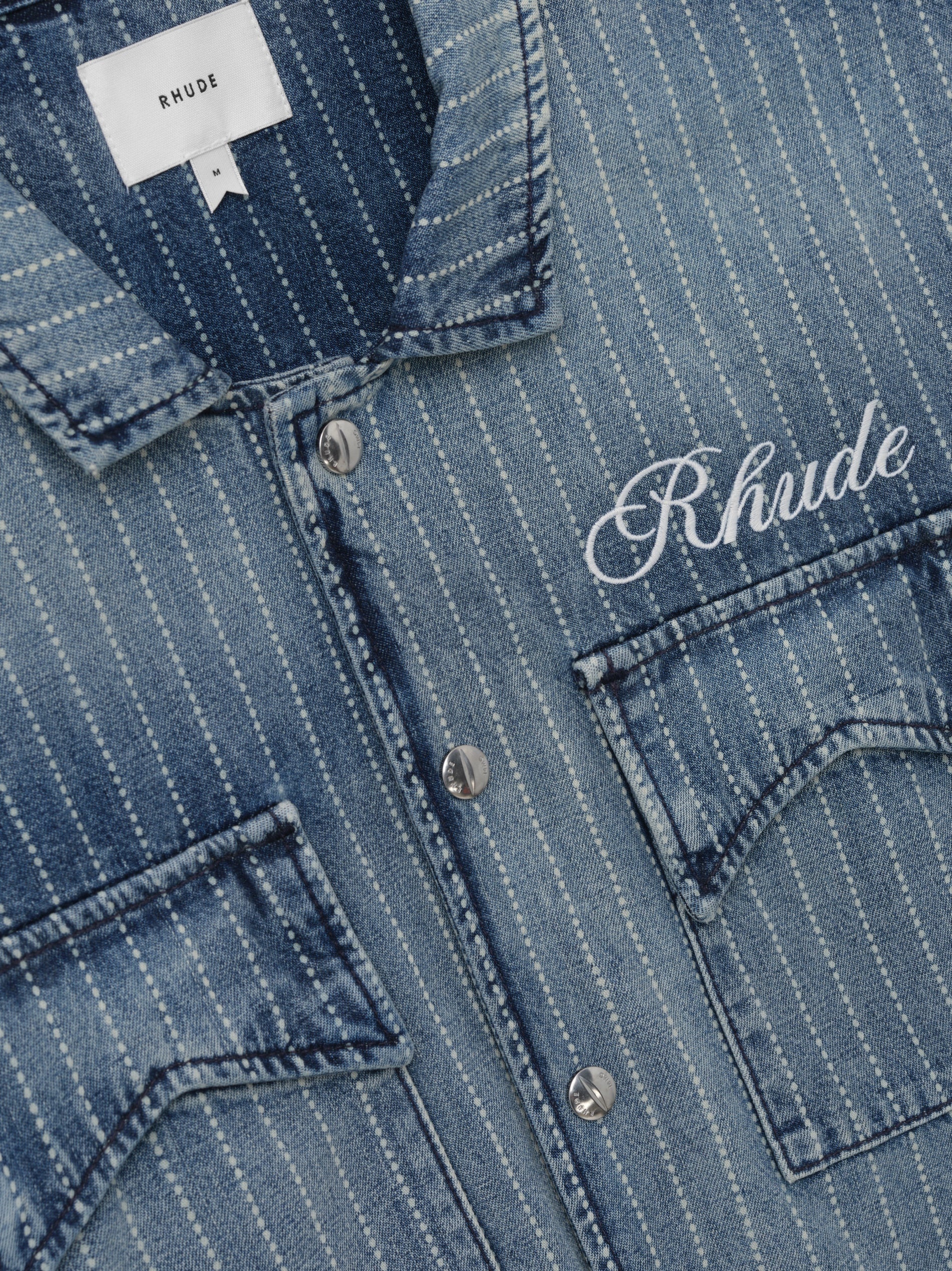 WABASH DENIM SNAP SHIRT - 5