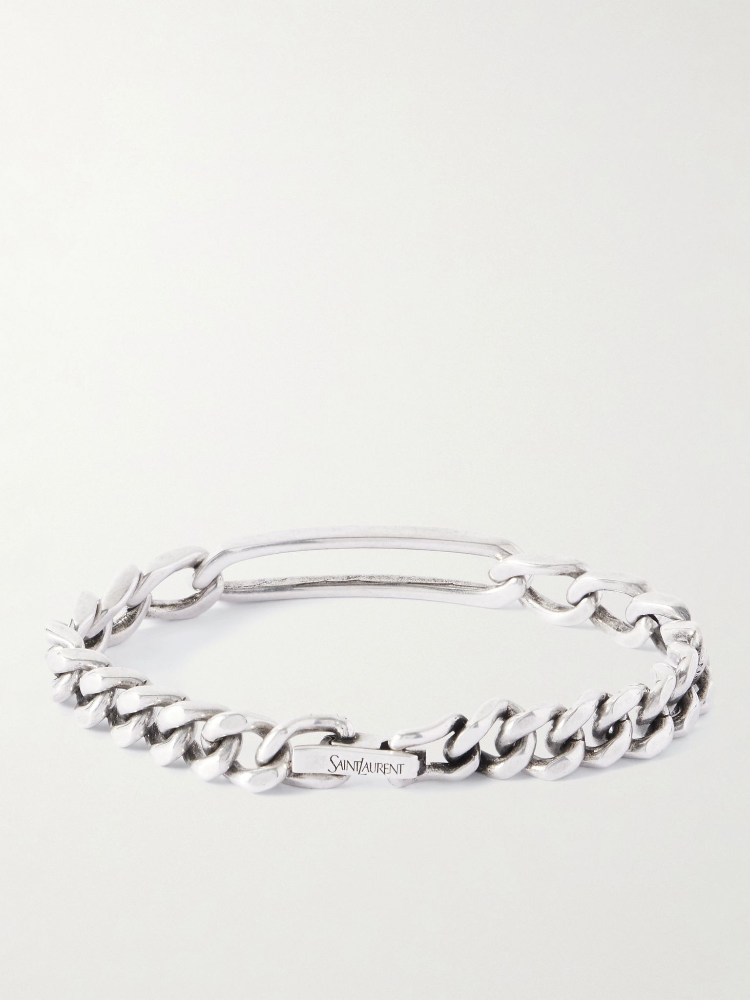 Silver-Tone Chain Bracelet Silver - 3