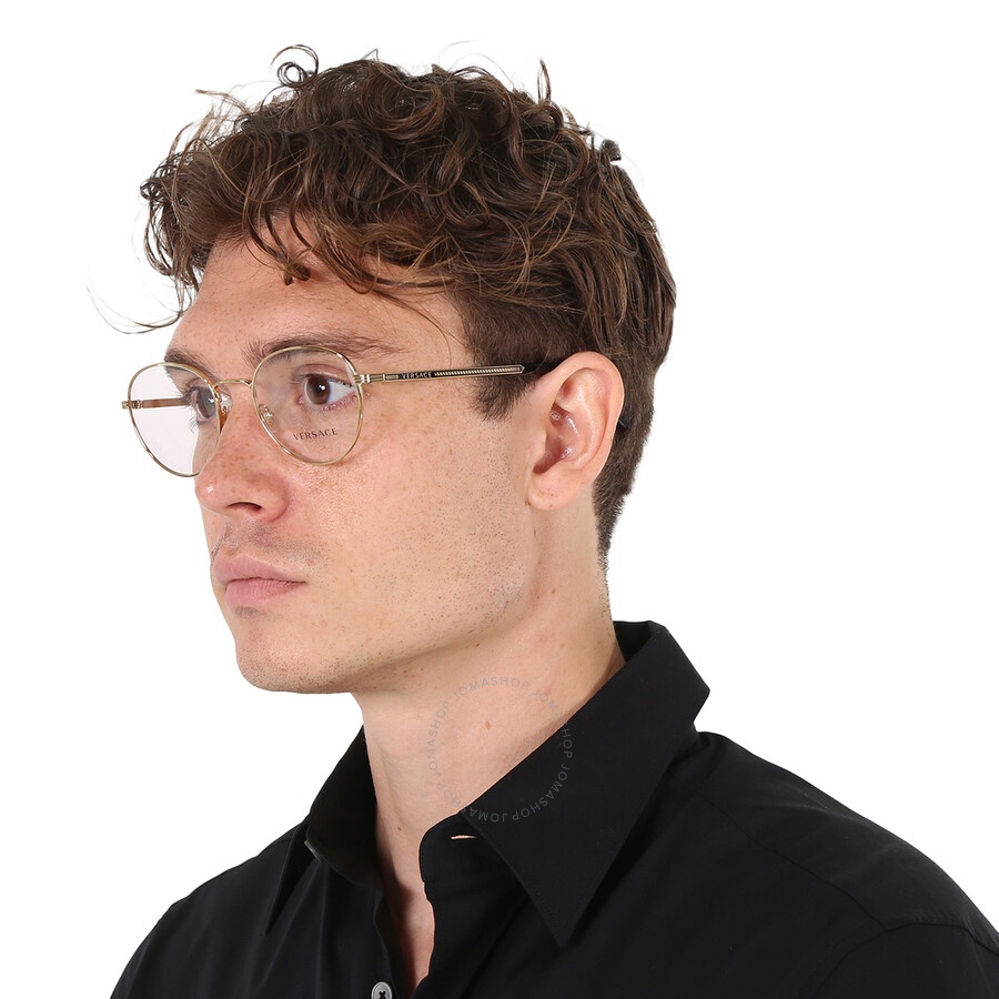 Versace Demo Round Men's Eyeglasses VE1279 1002 51 - 2