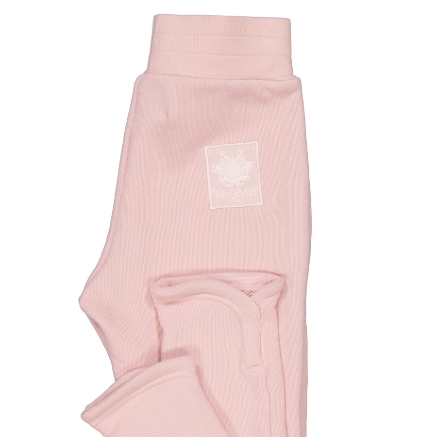 Mr & Mrs Italy Ladies Pants . Pink Jog Pants - 7