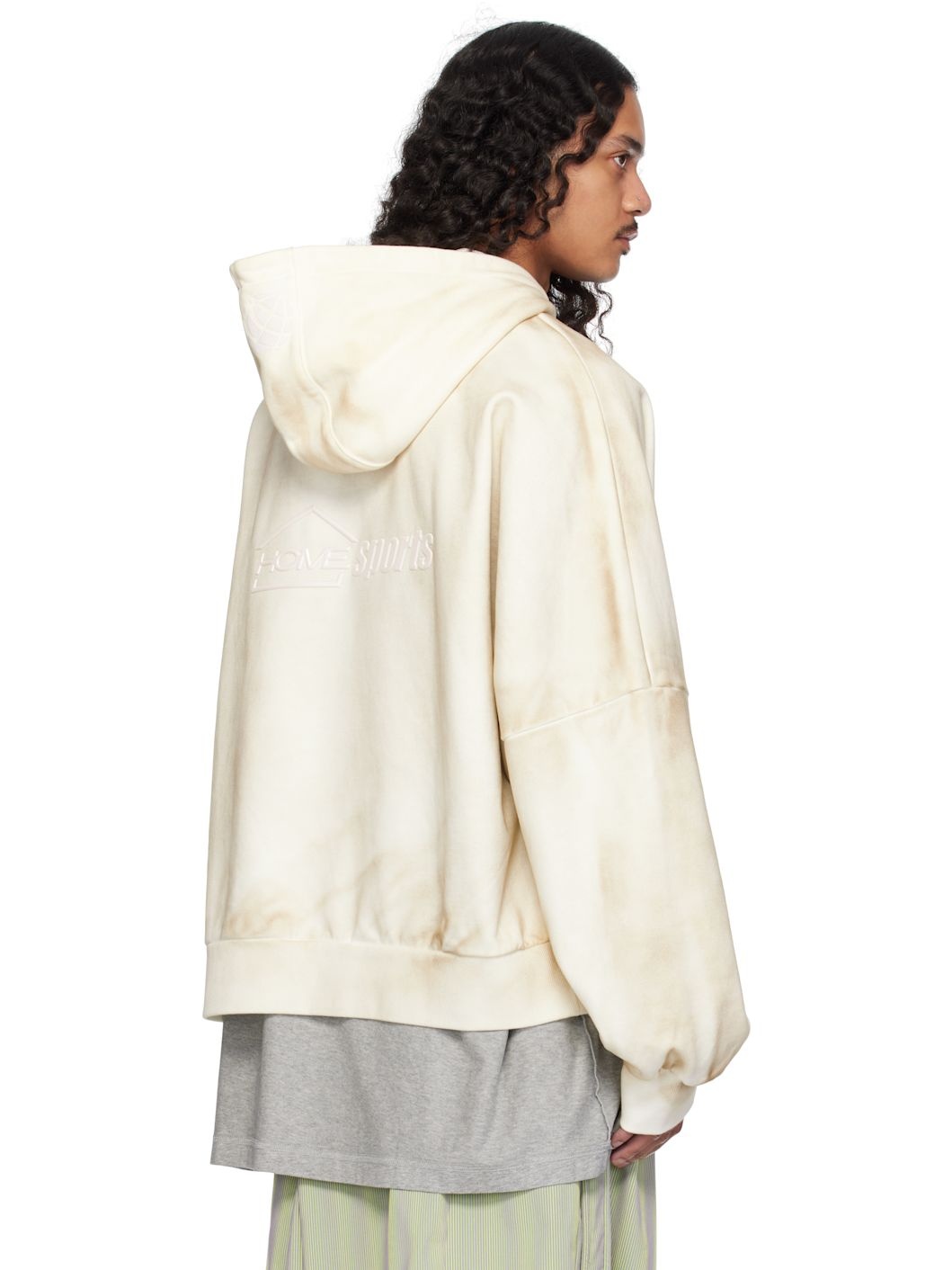 Off-White Ports Stained Pop-Up Hoodie - 3