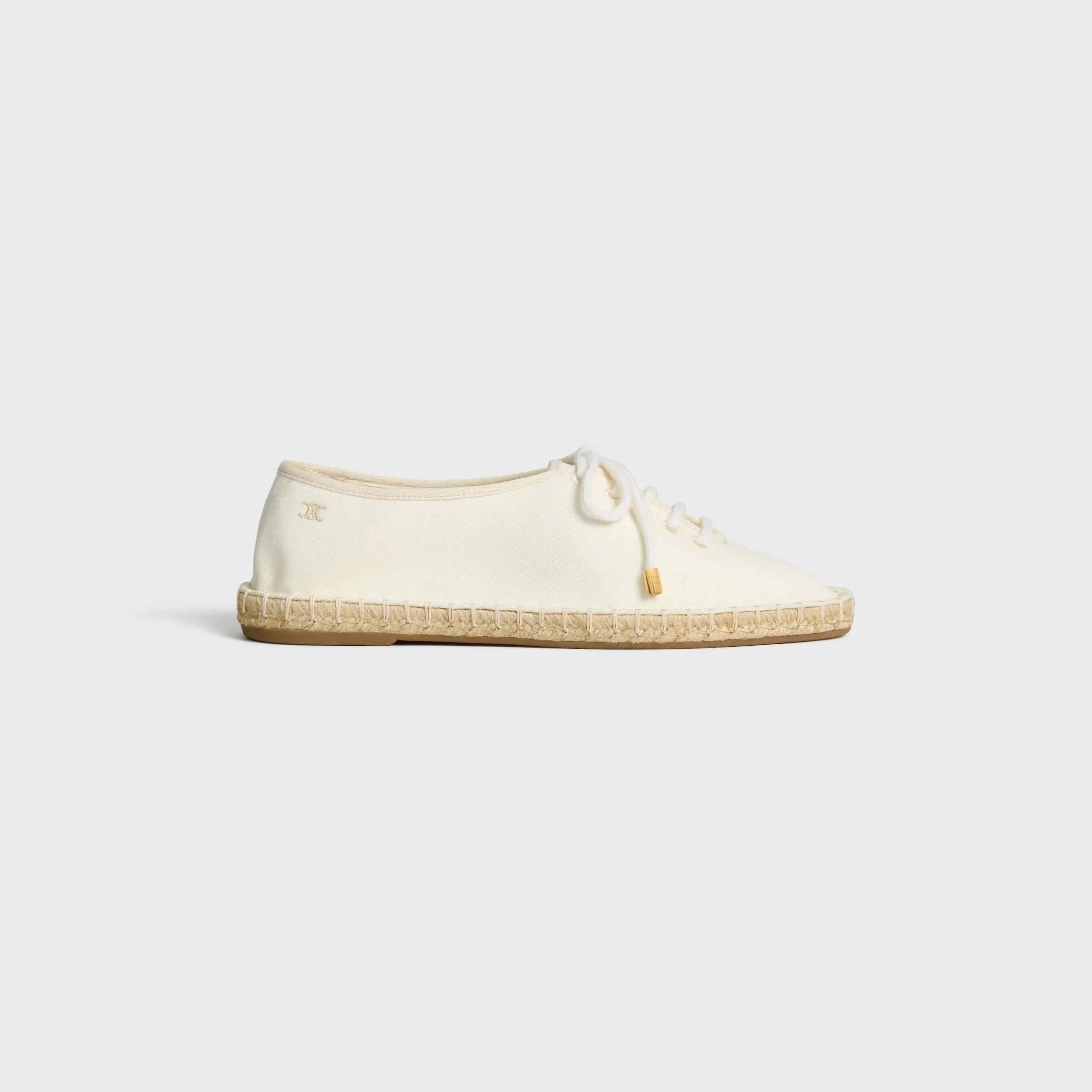 LACE-UP ESPADRILLE IN CANVAS - 1