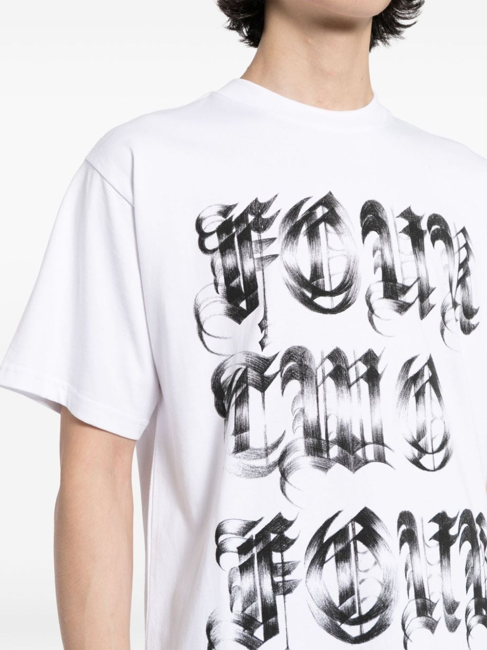 logo-print cotton T-shirt - 5