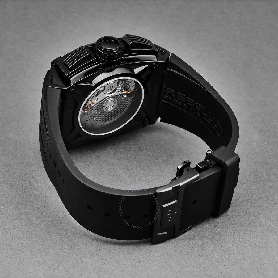Rebellion - Rebellion Re1 Chronograph Automatic Black Dial Men's Watch RB.RE1.CH.SB.AB - 3