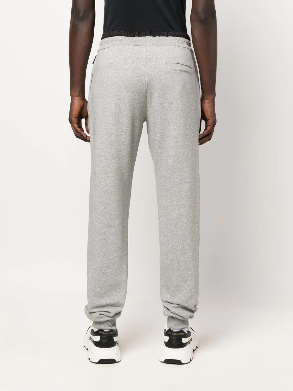 contrasting-waistband sweatpants - 4