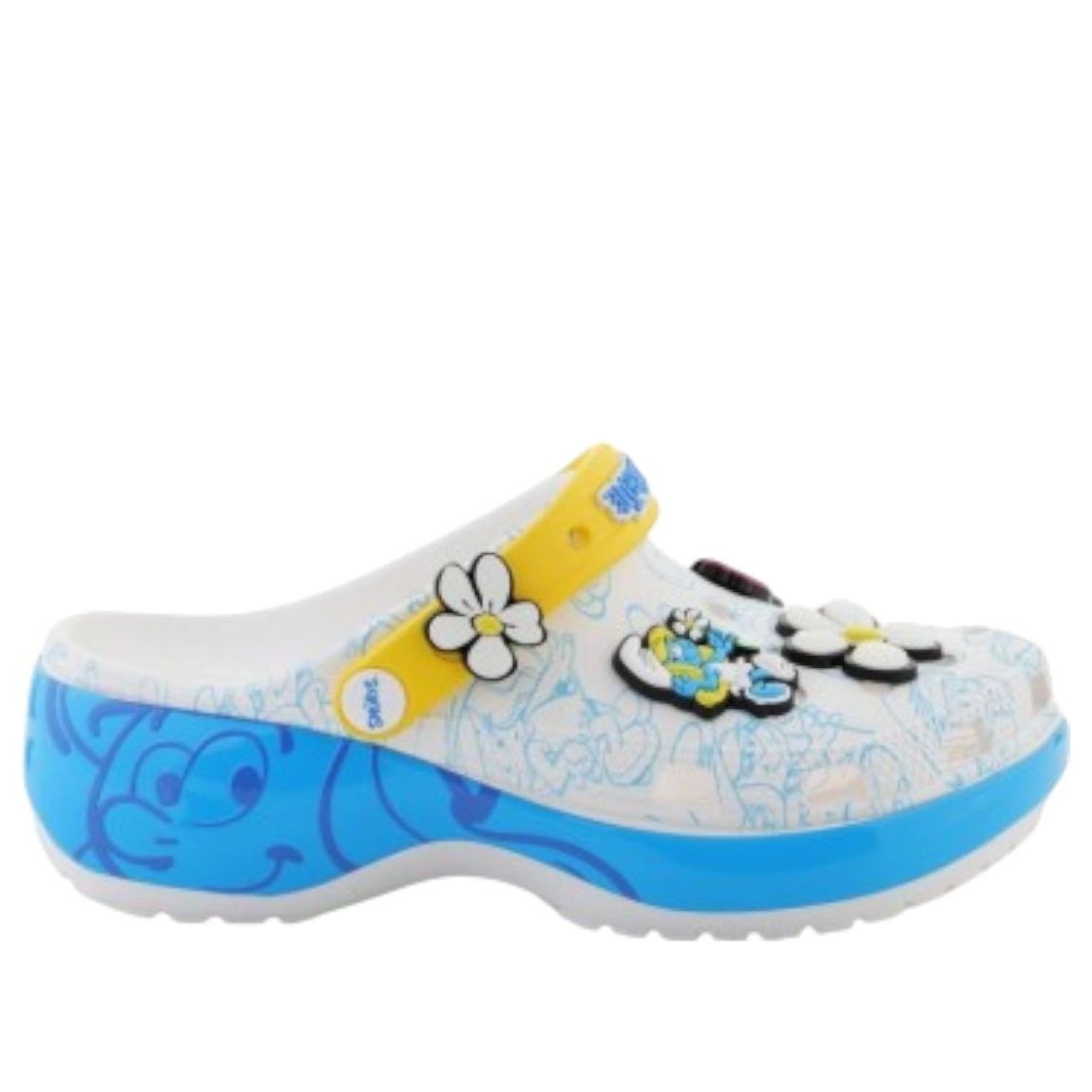 (WMNS) Crocs x The Smurfs Platform Clog 'Smurfette' 210822-90H - 2