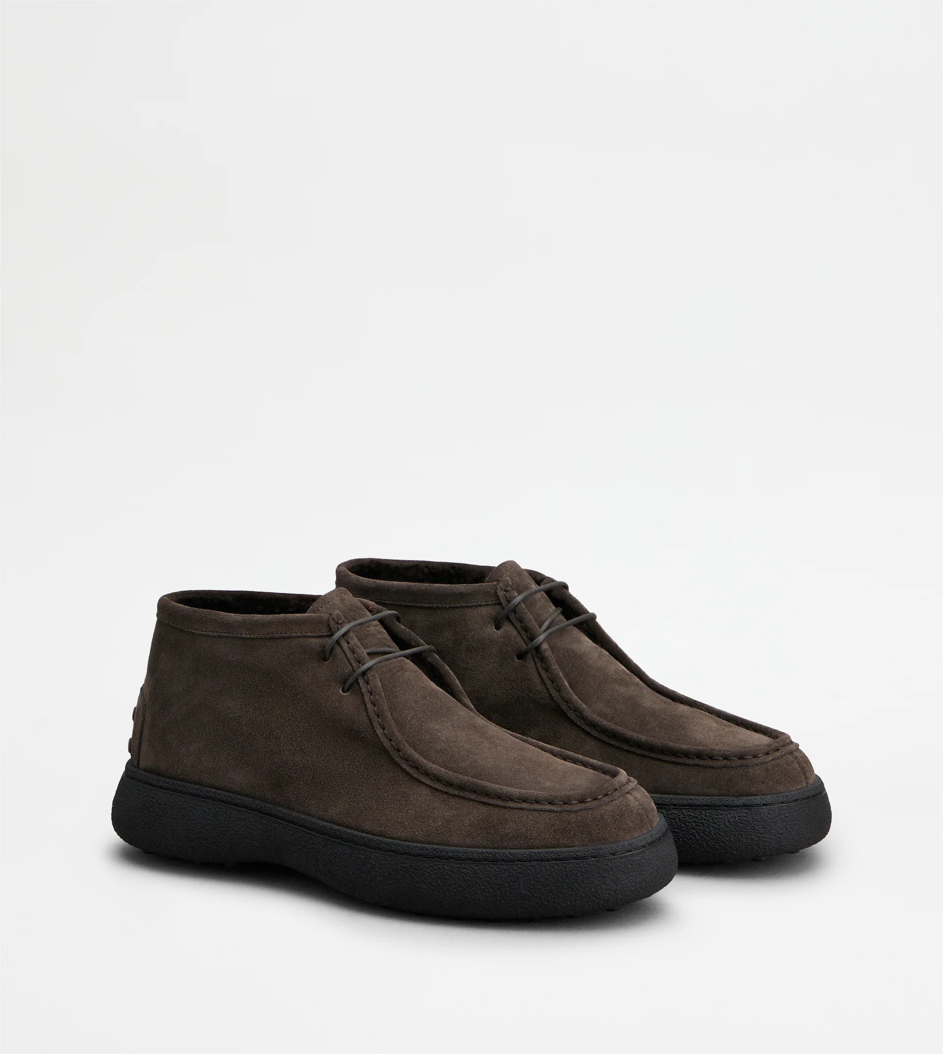 TOD'S W. G. DESERT BOOTS IN SUEDE - BROWN - 3