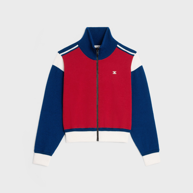 Triomphe zipped ski vest in Wool 1