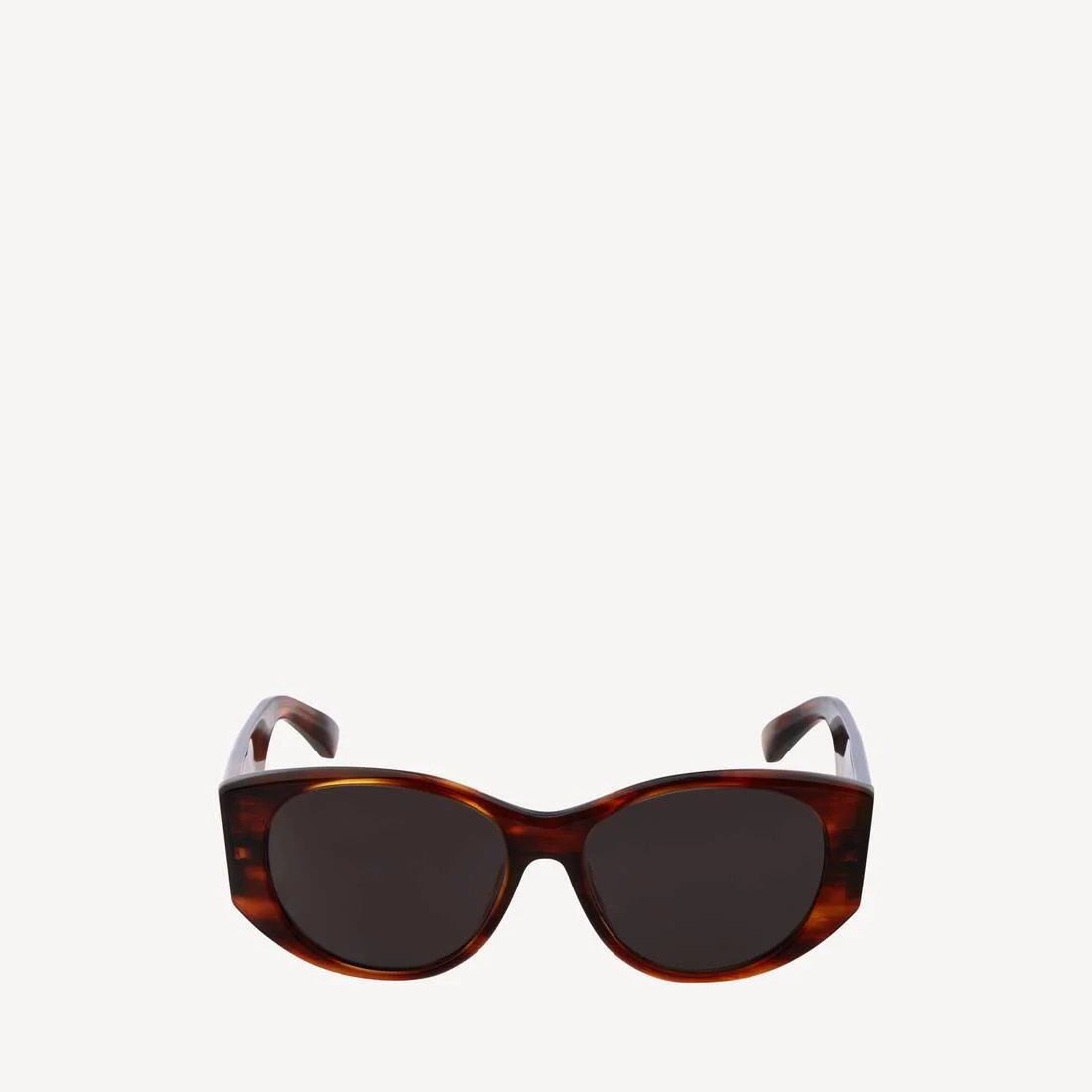 Nano Round Sunglasses in Brown Havana - 1
