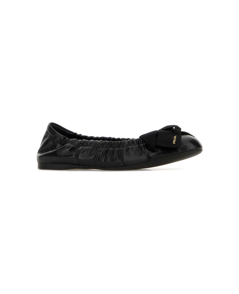 Prada Black Leather Ballerinas outlook