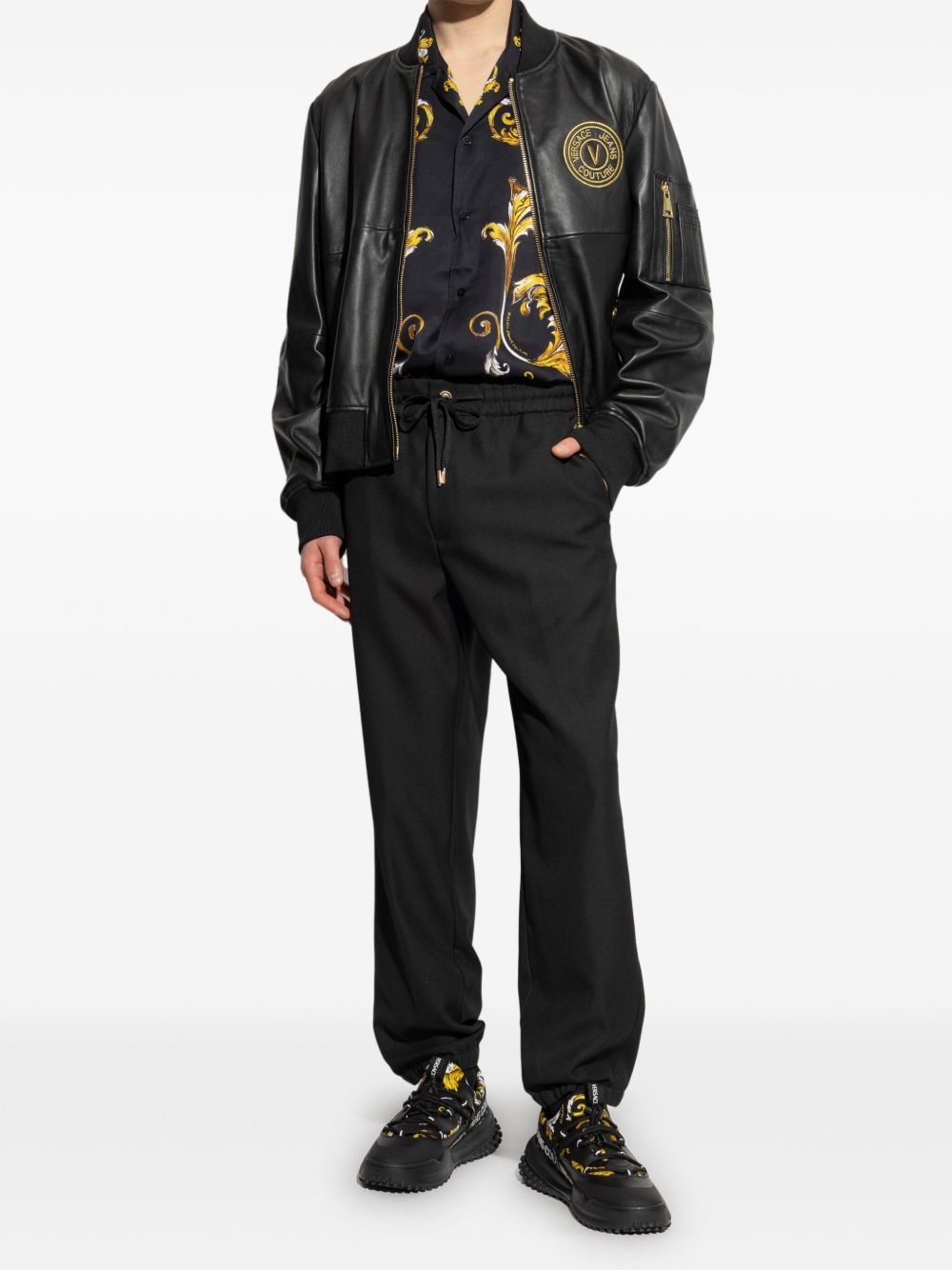 logo-plaque track pants - 2
