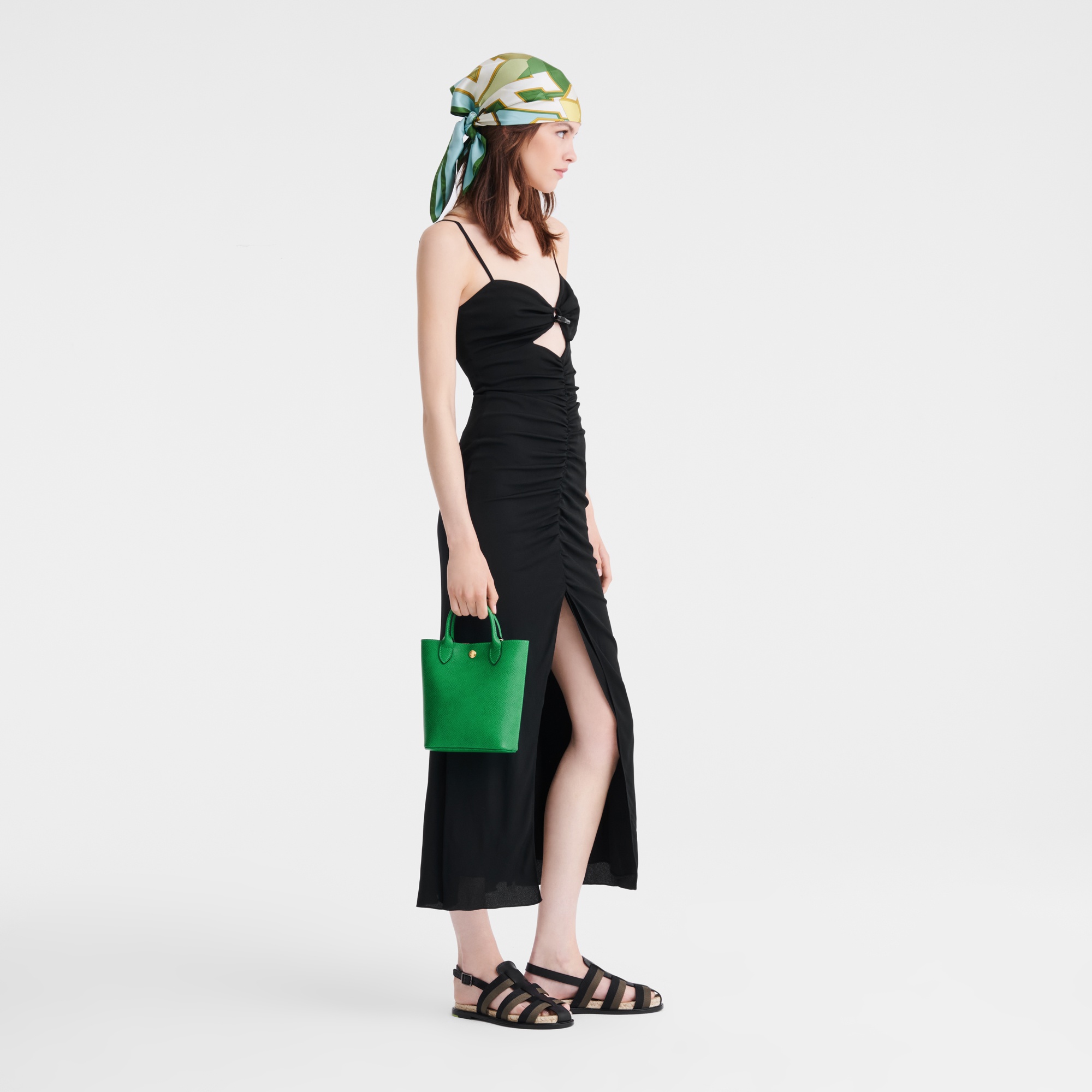 Épure XS Tote bag Green - Leather - 2
