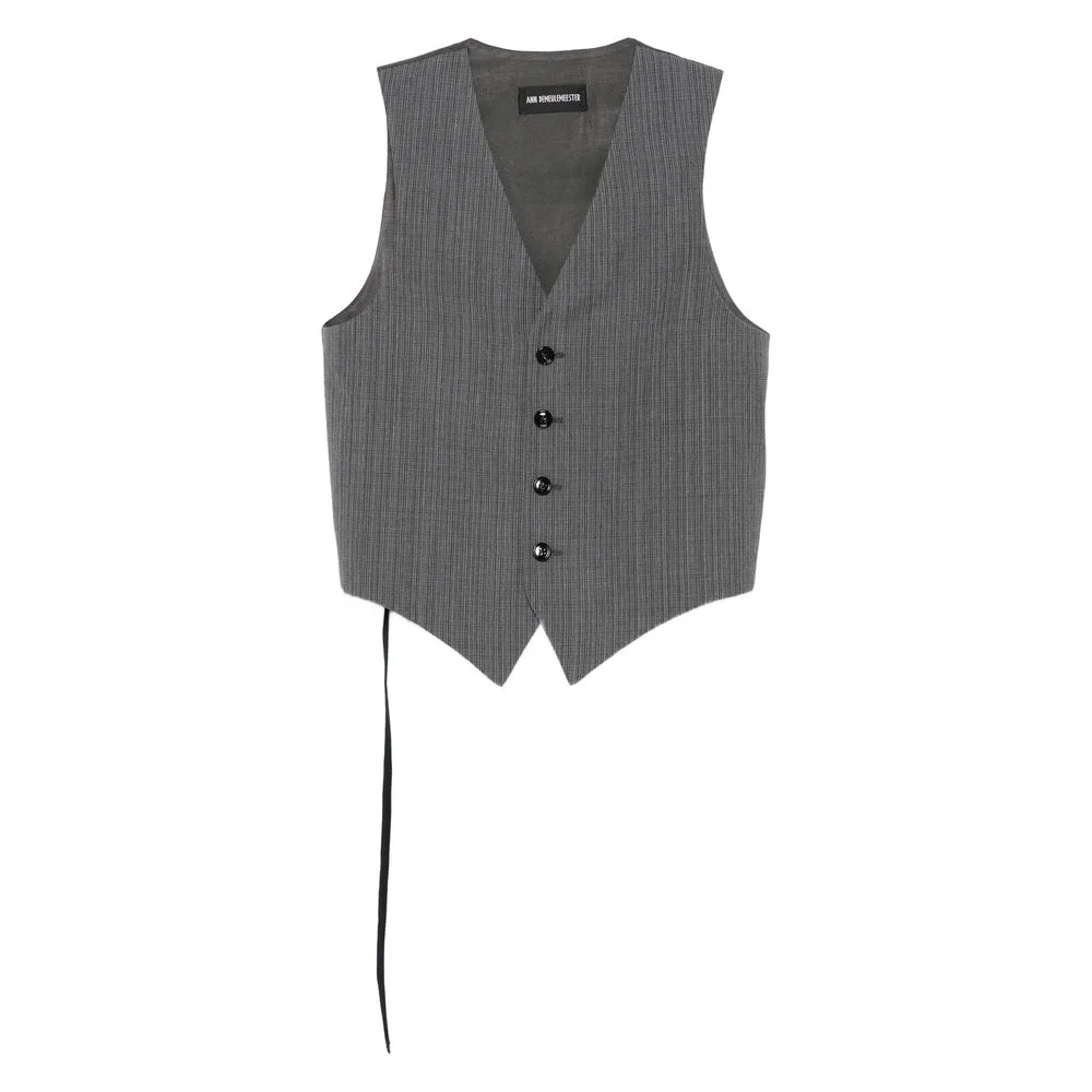 Ann Demeulemeester Grey Jackets - Waistcoat & Gilets Women - 1