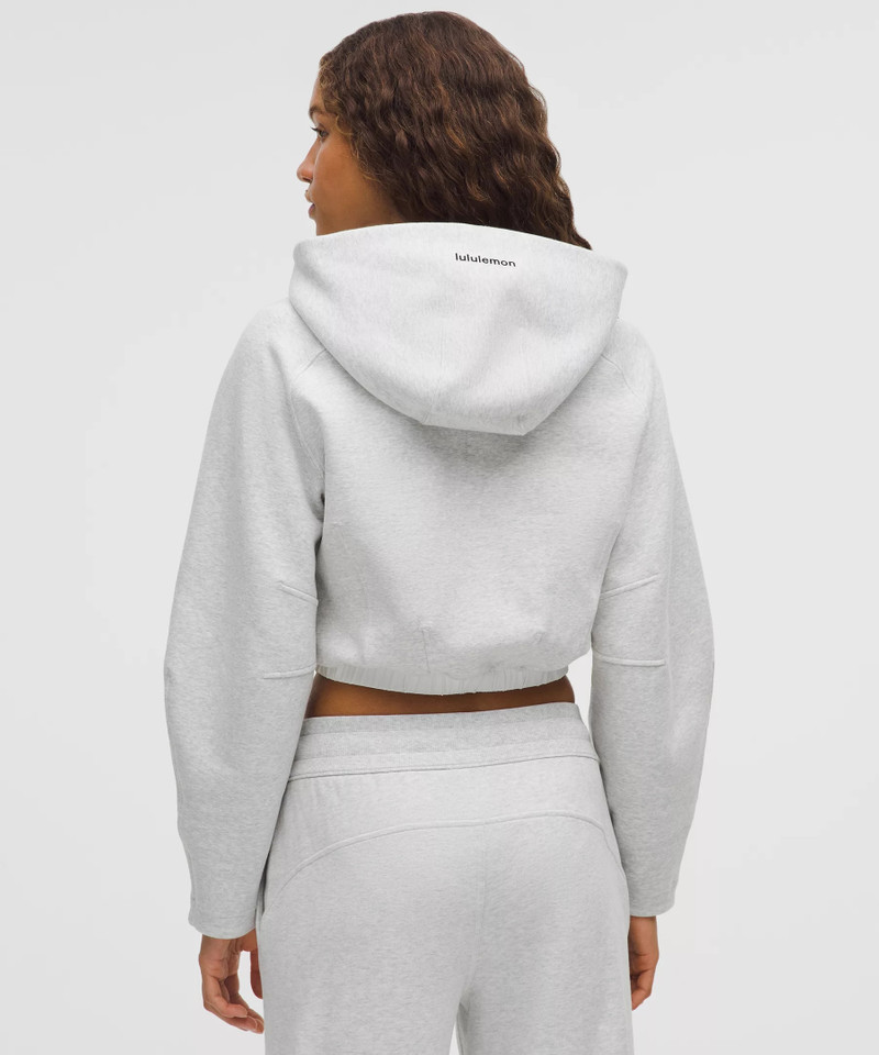 Loungeful Relaxed-Fit Full-Zip Cropped Hoodie 3