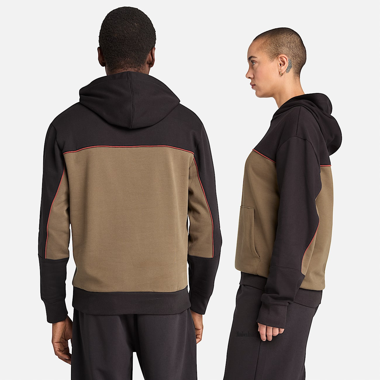 Cut-and-Sew Hoodie - 4