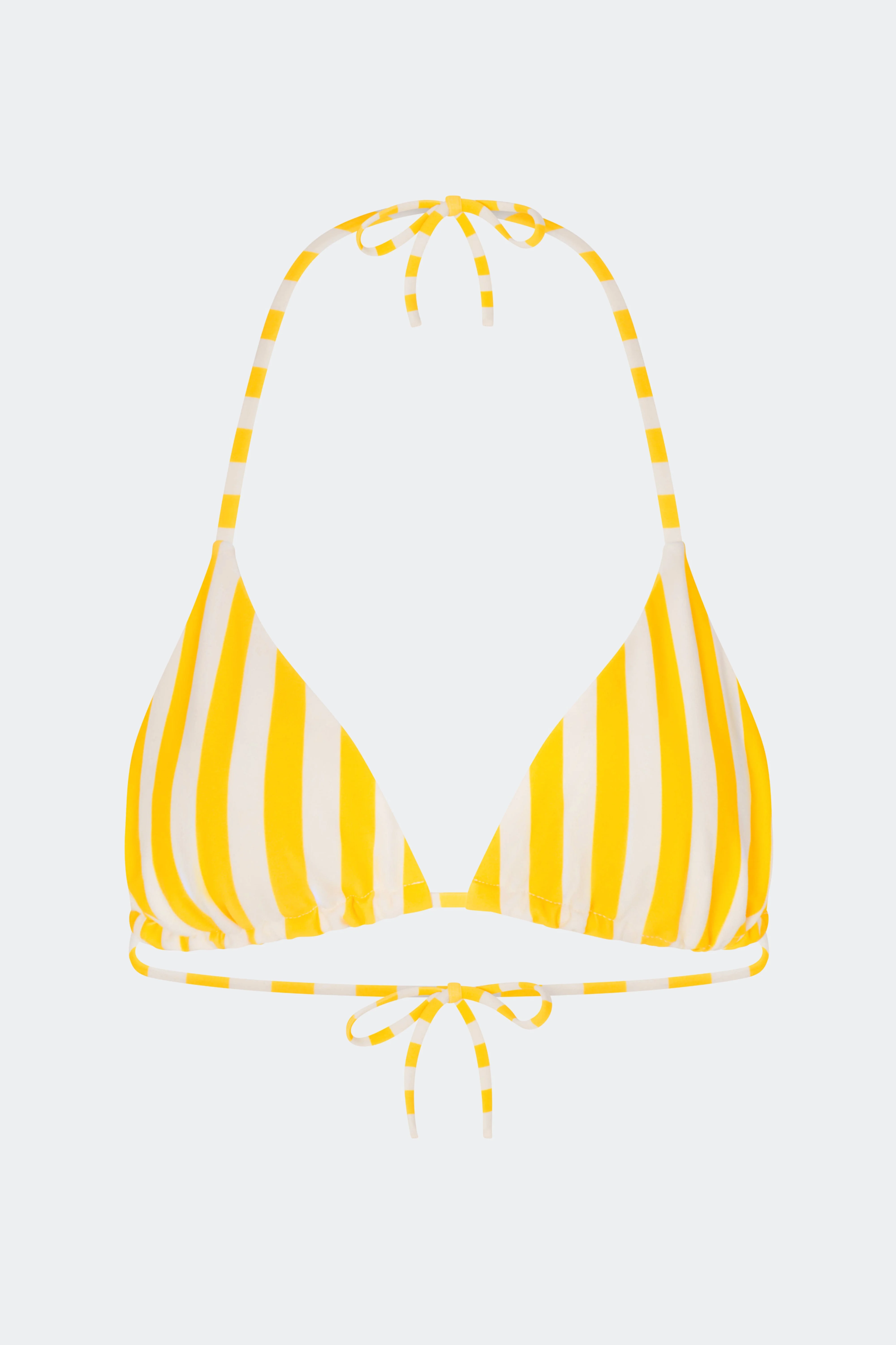 Bwai Bikini Top In Sungold/Ecru Stripe - 1