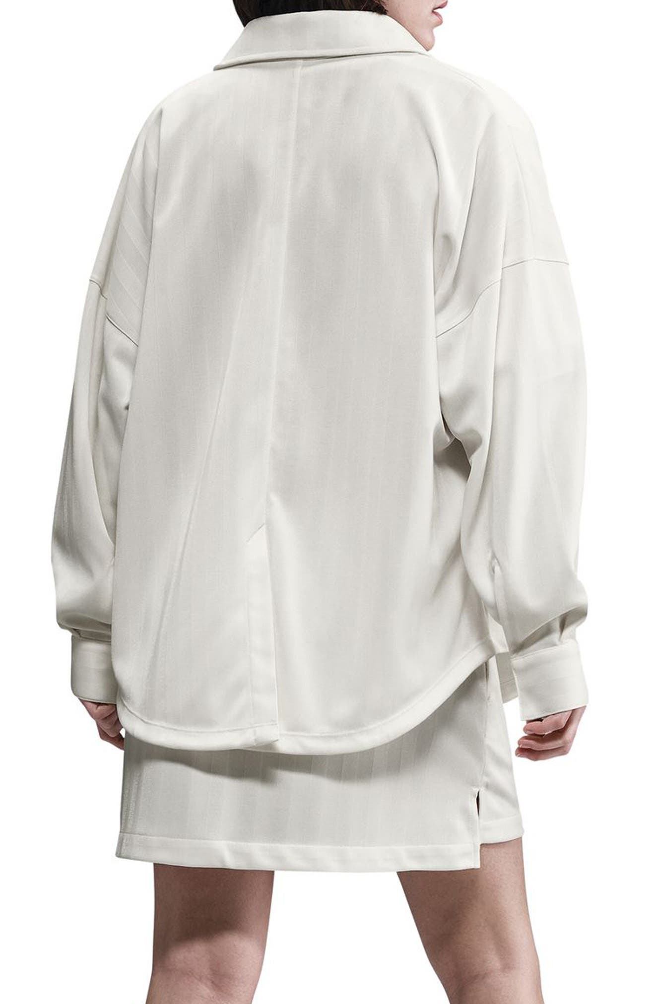 Nike Sportswear Stripe Shirt in Pale Ivory/Sail at Nordstrom - 2