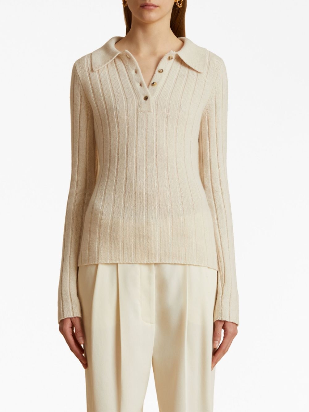 The Hans ribbed cashmere jumper - 2