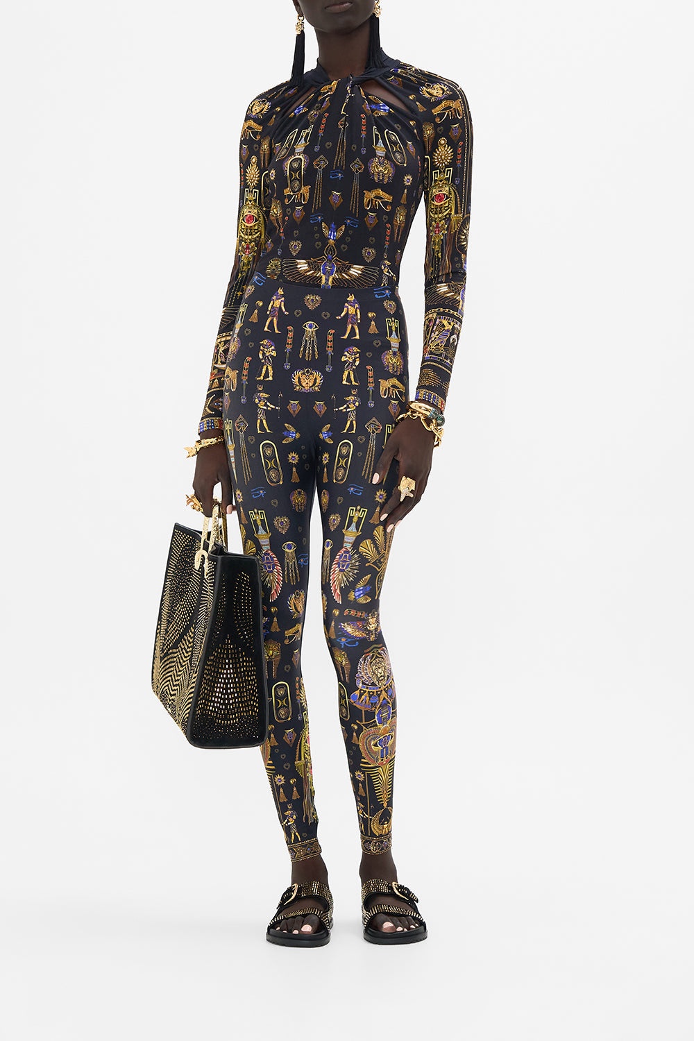 LUSTRE PRINTED LEGGING - 2