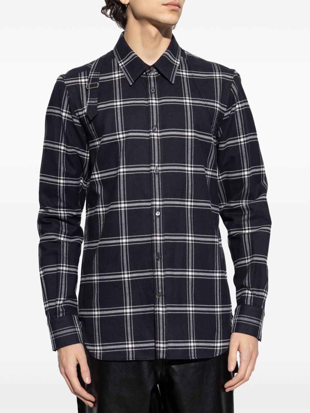 Plaid Harness Shirt - 3