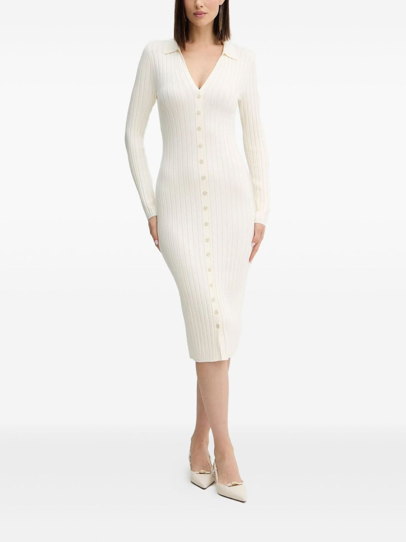 ribbed knit midi dress 1